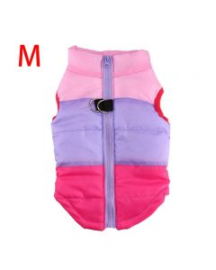 Comfy Pet Dog Cat Puppy Winter Coat Pulling Buckle Warm Vent Jacket - Size M
