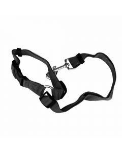 Dog Pet Adjustable Car Safety Seat Belt Harness Travel Lead Restraint Leash Belt Traction Rope - Black