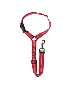 Headrest Anti Shock Pet Dog Car Seat Belt Bungee Lead Travel Safety Harness - Red