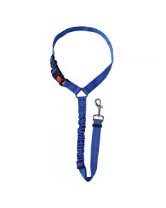 Headrest Anti Shock Pet Dog Car Seat Belt Bungee Lead Travel Safety Harness - Blue