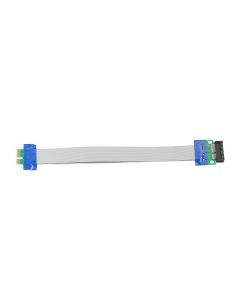 PCI Express Flex Relocate Cable PCI-E 1X to 1x Slot Riser Card Extender Extension Ribbon for Bitcoin Miner