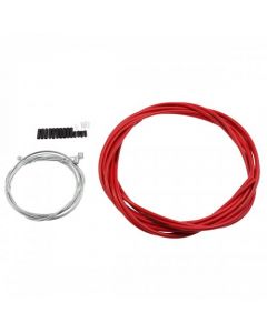 Jagwire Bike Bicycle Complete Front & Rear Inner Outer Gear Brake Wire Cable Kit - Red