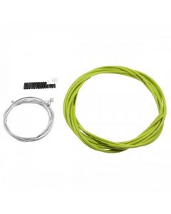 Jagwire Bike Bicycle Complete Front & Rear Inner Outer Gear Brake Wire Cable Kit - Green