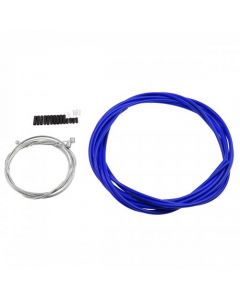 Jagwire Bike Bicycle Complete Front & Rear Inner Outer Gear Brake Wire Cable Kit - Blue