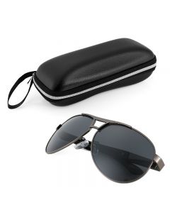 Aluminum Frame Polarized Sunglasses - Grey