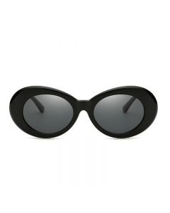 Retro Men Women Classic Sunglasses UV Protection Outdoor Sunglasses - Black + Grey