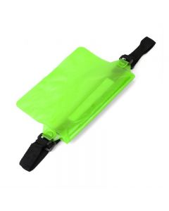 Large Waterproof Dry Pouch Bag Case with Waist Strap for Sports Swimming Beach - Green