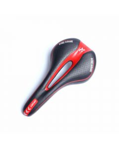 Bicycle Bike Cycle MTB Saddle Road Mountain Sports Soft Cushion Gel Pad Seat UK-Black+Red