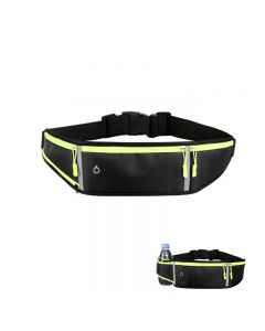 Holder Bag Waterproof Running Pouch Belt Waist Pack Fanny Pack for Bottle - Black