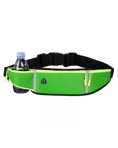 Holder Bag Waterproof Running Pouch Belt Waist Pack Fanny Pack for Bottle - Green