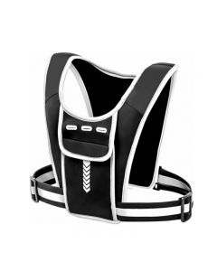Running Vest Phone Holder Reflective Safety Hi Vis for Running Cycling Unisex