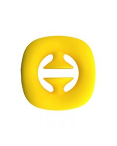 Squeeze Snap Hand Grip Suction Fidget Product Sensory Stress Anxiety Relief ADHD - Yellow