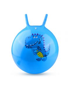 Large Space Hopper Inflatable jumping Bounce Ball with Foot Inflator - Blue