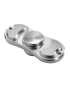 Aluminium Alloy Finger Spinner EDC Hand Spinner for Autism and ADHD Relief - Silver