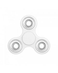 Fidget Spinner Hand Tri-Spinner EDC Finger Spiner for ADHD Autism - White