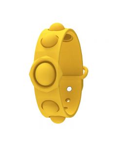 Simple Dimple Push Bubble Fidget Bracelet Portable Sensory Product Stress Relief - Yellow