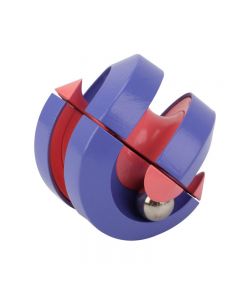 Fingertip Rubik Educational Irregular Round Cube Finger Magic Disk - Purple