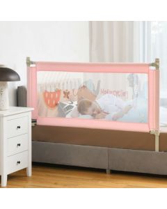 145CM Baby Bed Rail with Double Safety Lock and Adjustable Height
