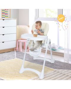 Height Adjustable Folding Highchair for Baby Toddler