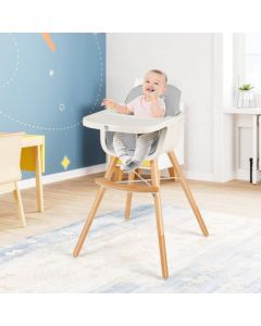 3 in 1 Baby High Chair with Adjustable Legs and Tray for Dining