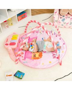 Baby Kick and Play Piano Gym with Lights and Hanging Sensory Toys