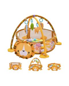 4-in-1 Baby Play Gym with Soft Padding Mat and Arch Design