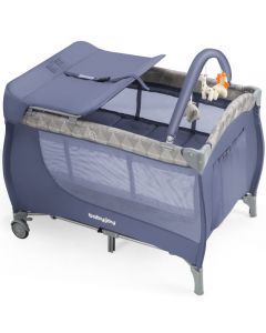 3 in 1 Portable Baby Playards Convertible Playpen with Bassinet