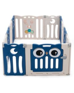 Baby Playpen Kids 12 HDPE Panel with Safety Lock and Educational Toys