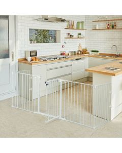 5 Panel Baby Safety Barrier with Gate