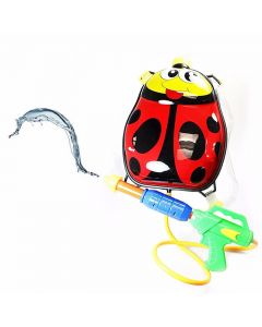 Childrens Novelty Ladybird Water Holding Tank With Attached Water Gun for Outdoors