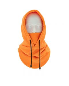 Thermal Balaclava Face Mask Outdoor Sports Mask Hood Hat for Women Men - Orange