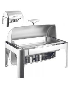 Banquet Chafing Dish With Rolling Top Single Compartment 63 x 44cm