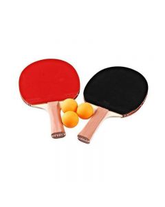 Table Tennis Bats Pingpong Racket Set with 2 Bats and 3 Balls for Home Indoor or Outdoor Play