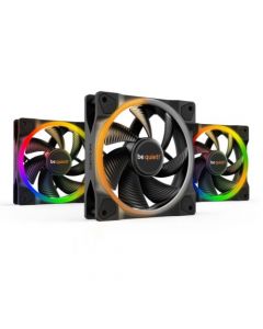 Be Quiet! BL076 Light Wings 12cm PWM ARGB Case Fans x3