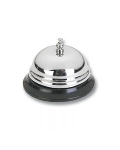 Reception Call Bells Chrome Kitchen Bell All-Metal Construction Desk Bell Service Bell