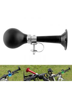 Loud Bicycle Air Horn Traditional Bike Horn and Alarm Bell - Black