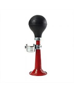 Loud Bicycle Air Horn Traditional Bike Horn and Alarm Bell - Red