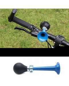 Loud Bicycle Air Horn Traditional Bike Horn and Alarm Bell - Blue