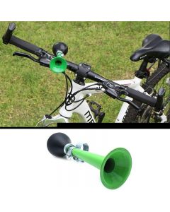 Loud Bicycle Air Horn Traditional Bike Horn and Alarm Bell - Green