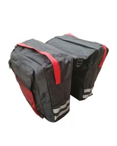 Bike Pannier Bag Ideal for Outdoor Bike Storage Bicycle Cover - Red