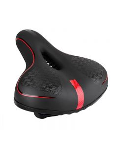 Bicycle Comfort Sporty Soft Pad Replacement Saddle Seat - Red