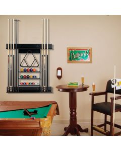 Wall Mounted Billiard Stick Holder Pool Cue Rack Only