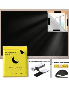 DIY Blackout Blind Window Thermal Insulated Kitchen Stick On Curtains