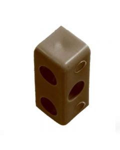 10 Pack Brown Modesty Block Home Builders Furniture Connecting Jointing Block