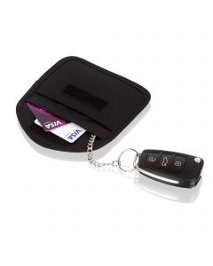 KEY POUCH FROM POLYESTER BLACK