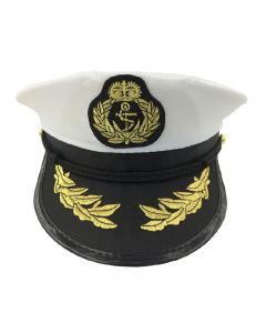 Adult Captain Cosplay Hat Cap Marine Admiral Cosplay for Men and Women