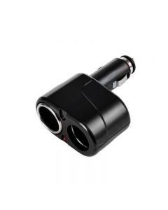 2 Way Double Car Cigarette Lighter Adapter Power Socket Splitter Charger