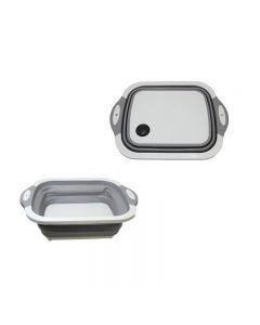 3 In 1 Collapsible Chopping Board Wash Basin And Serving Bowl for Camping Kitchen