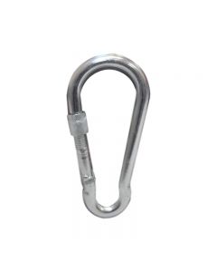 Chromed Steel Carabiner Keychain for Outdoor