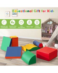 7 Pieces Climb and Crawl Activity Play Set for Toddler Soft Toy